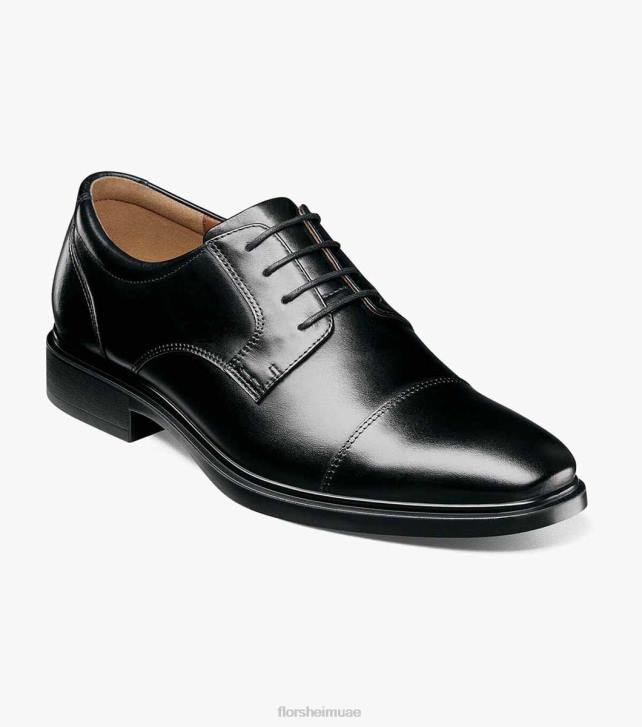 Florsheim رجال توقعات للماء غطاء اصبع القدم أكسفورد 6B6H206 أسود الأحذية