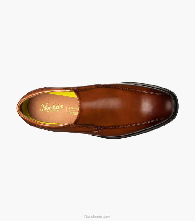 Florsheim رجال توقع ماء الدراجة الانزلاق على اصبع القدم 6B6H211 كونياك الأحذية