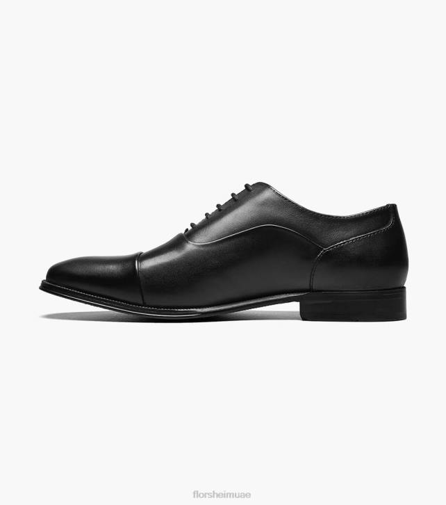 Florsheim رجال جيتسون كاب تو أكسفورد 6B6H212 أسود الأحذية
