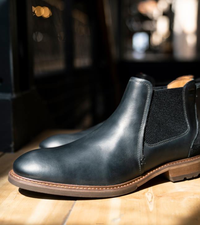Florsheim رجال لودج التمهيد عادي اصبع القدم جور 6B6H224 الفصل الأسود الأحذية