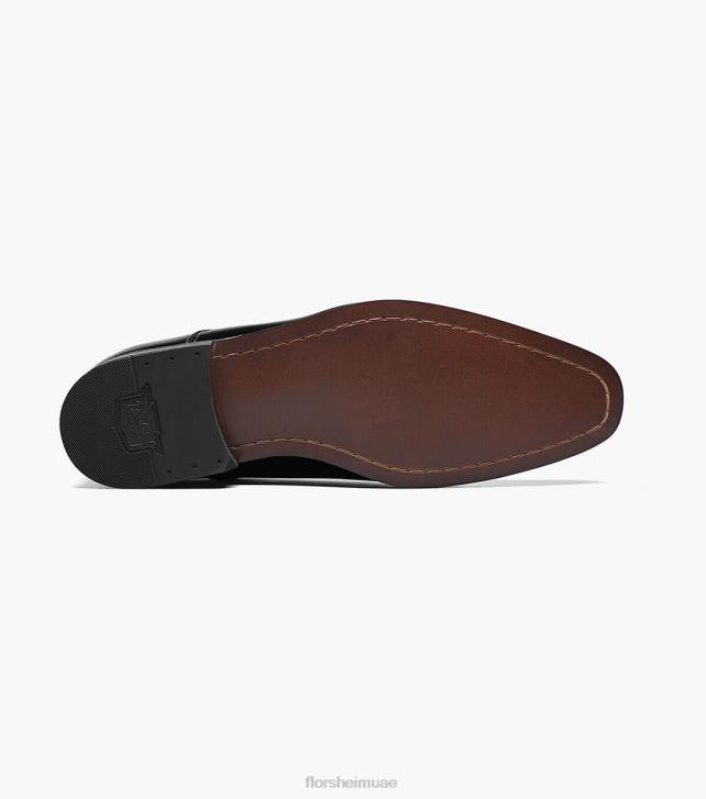 Florsheim رجال توكس كاب تو أكسفورد 6B6H235 أسود براءة اختراع الأحذية