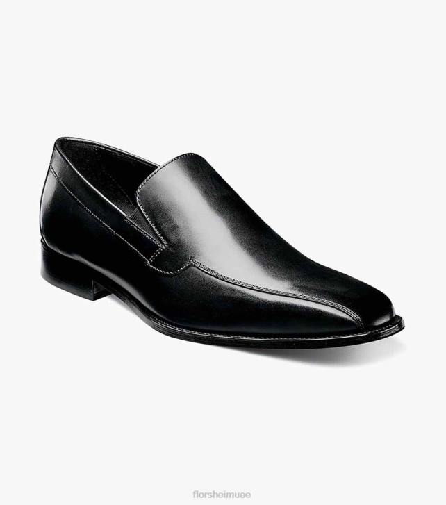 Florsheim رجال جاكوبي دراجة اصبع القدم الانزلاق على 6B6H238 أسود الأحذية