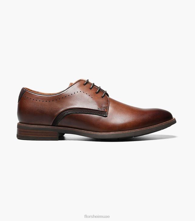 Florsheim رجال أبتاون سهل اصبع القدم أكسفورد 6B6H239 كونياك الأحذية