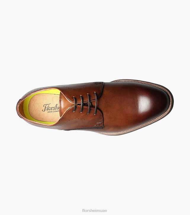 Florsheim رجال أبتاون سهل اصبع القدم أكسفورد 6B6H239 كونياك الأحذية