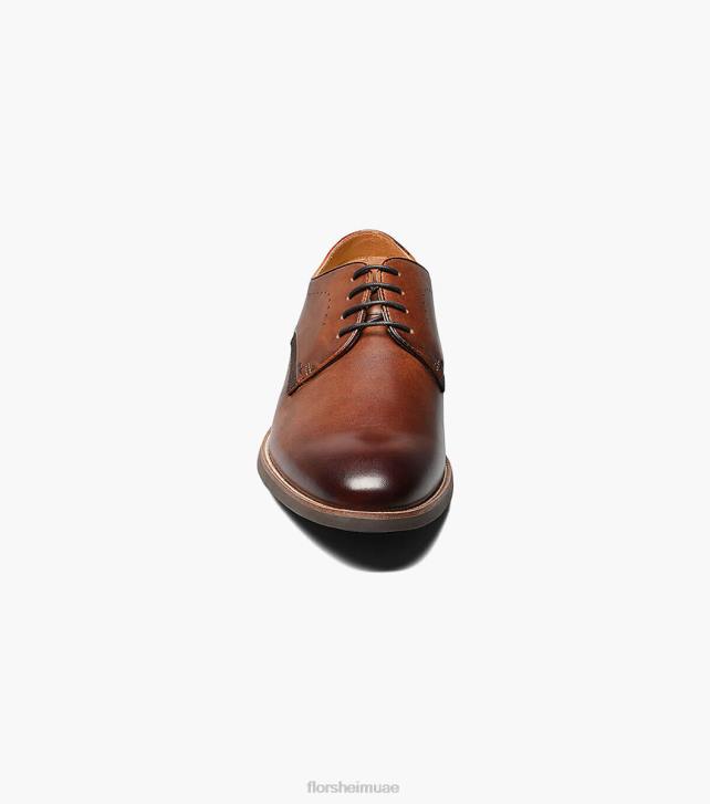 Florsheim رجال أبتاون سهل اصبع القدم أكسفورد 6B6H239 كونياك الأحذية