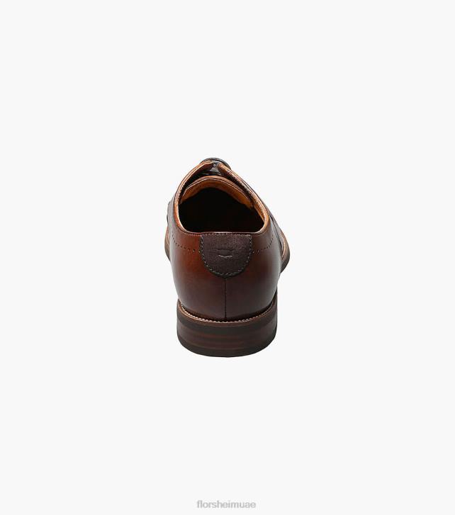 Florsheim رجال أبتاون سهل اصبع القدم أكسفورد 6B6H239 كونياك الأحذية