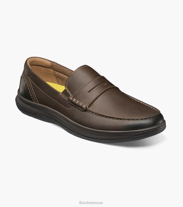 Florsheim رجال وسط اصبع القدم بيني متعطل 6B6H240 الفصل البني الأحذية