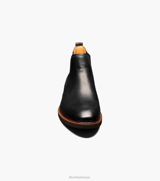 Florsheim رجال الشاليه سهل اصبع القدم جور التمهيد 6B6H244 الفصل الأسود الأحذية