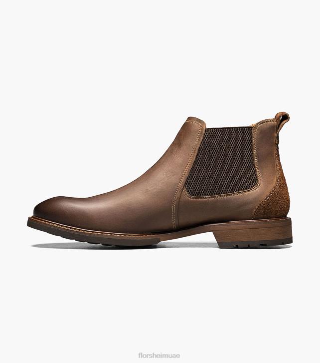 Florsheim رجال الشاليه سهل اصبع القدم جور التمهيد 6B6H245 الفصل البني الأحذية