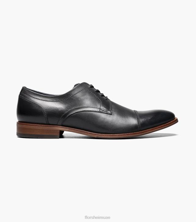 Florsheim رجال فليكس كاب تو أكسفورد 6B6H252 أسود الأحذية