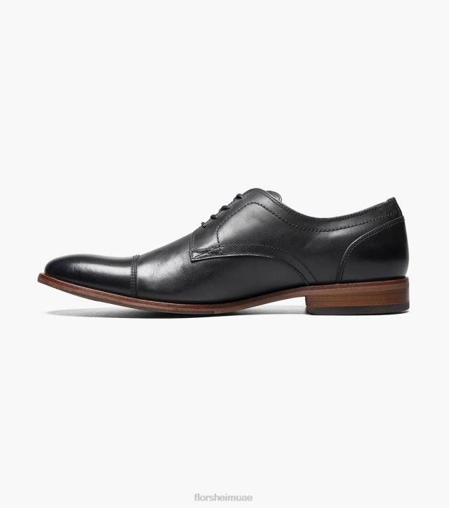 Florsheim رجال فليكس كاب تو أكسفورد 6B6H252 أسود الأحذية