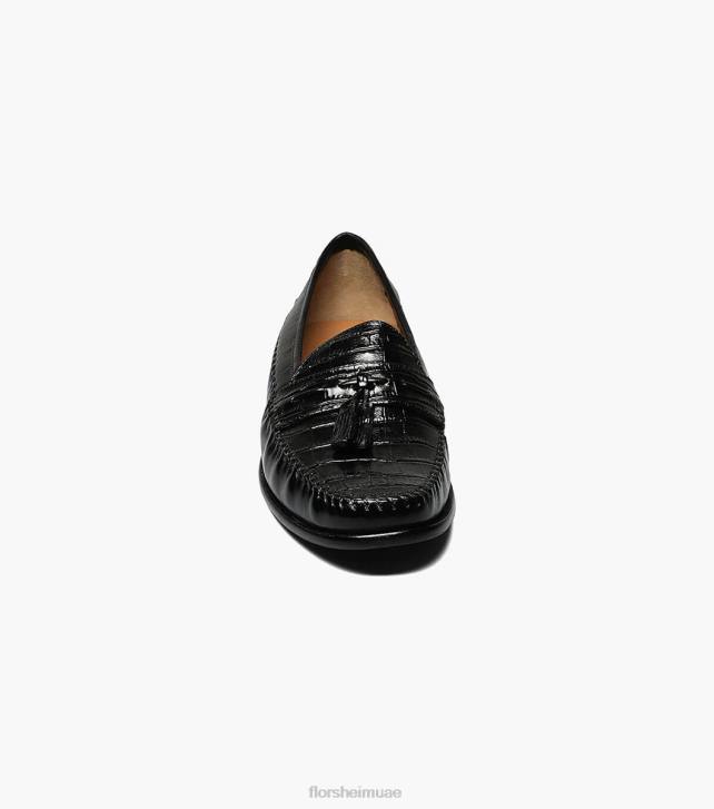 Florsheim رجال بيزا موك تو شرابة متعطل 6B6H254 أسود الأحذية