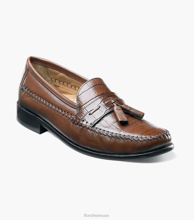 Florsheim رجال بيزا موك تو شرابة متعطل 6B6H255 كونياك الأحذية