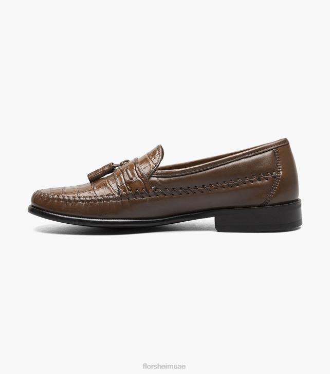 Florsheim رجال بيزا موك تو شرابة متعطل 6B6H255 كونياك الأحذية