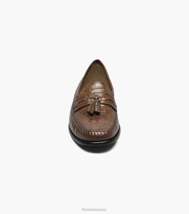 Florsheim رجال بيزا موك تو شرابة متعطل 6B6H255 كونياك الأحذية