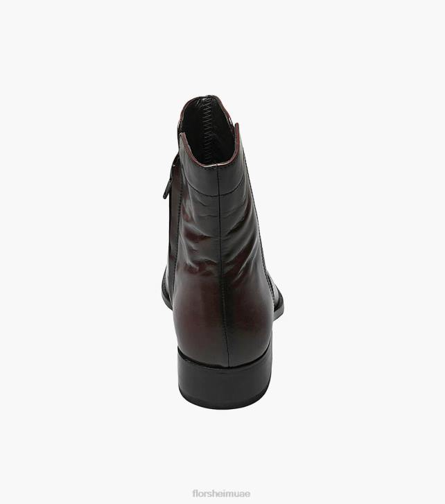 Florsheim رجال إسكس موك تو سستة التمهيد 6B6H260 كرز أسود الأحذية