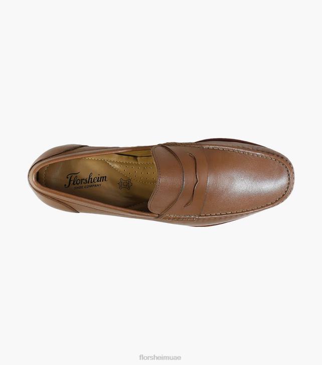 Florsheim رجال بوفورت موك تو بيني متعطل 6B6H263 كونياك الأحذية