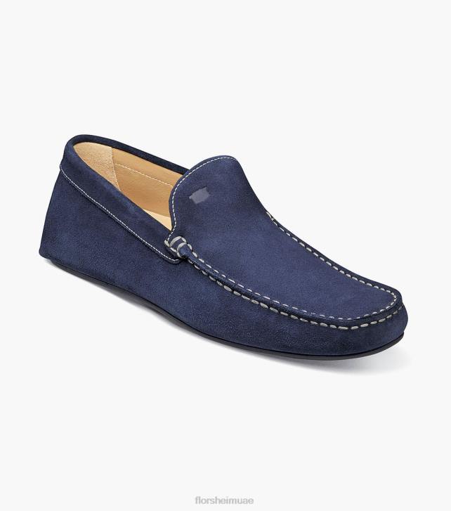 Florsheim رجال نافونو موك اصبع القدم البندقية 6B6H264 النيلي الأحذية
