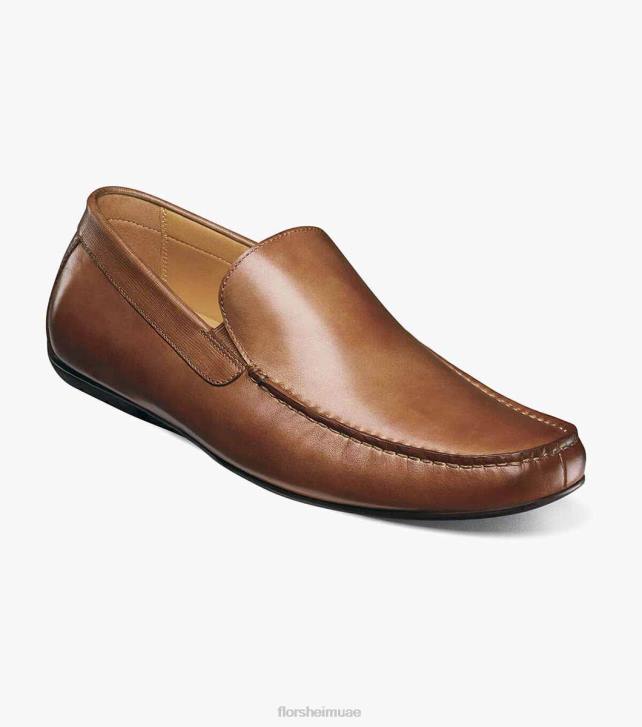 Florsheim رجال دوبينو موك اصبع القدم الفينيسي زلة 6B6H279 كونياك الأحذية