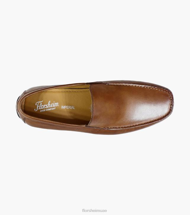 Florsheim رجال دوبينو موك اصبع القدم الفينيسي زلة 6B6H279 كونياك الأحذية