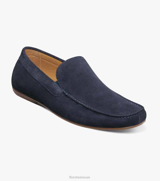 Florsheim رجال دوبينو موك اصبع القدم الفينيسي زلة 6B6H282 من جلد الغزال البحري الأحذية