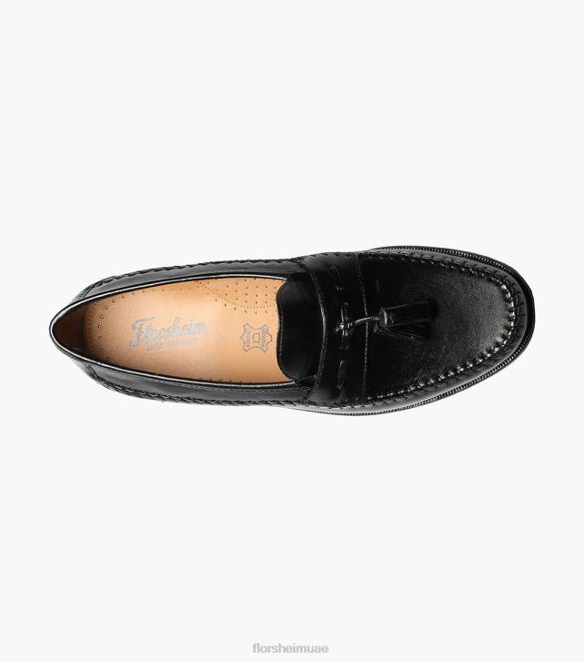 Florsheim رجال حذاء باتزانو موك تو شرابة سهل الارتداء 6B6H283 أسود الأحذية