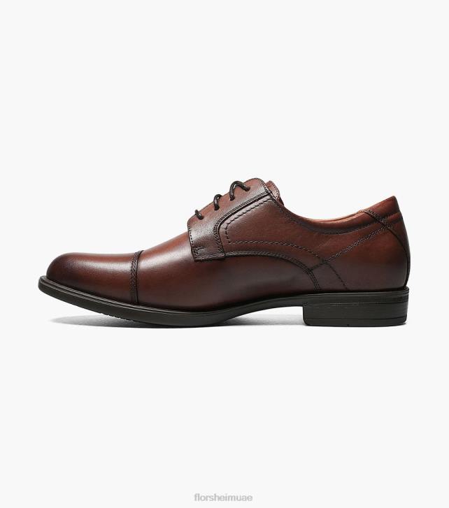 Florsheim رجال مركز كاب تو أكسفورد 6B6H286 كونياك الأحذية