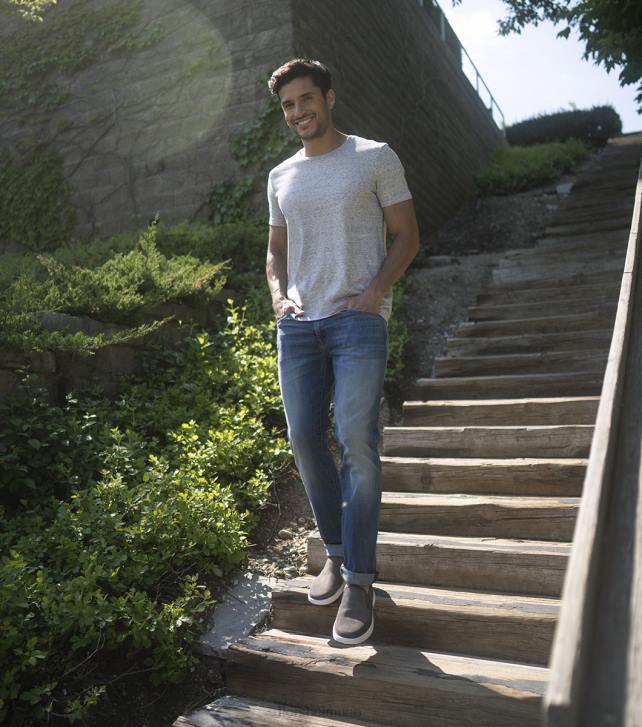 Florsheim رجال حذاء رياضي سهل الارتداء بمقدمة مدببة 6B6H297 رمادي الأحذية