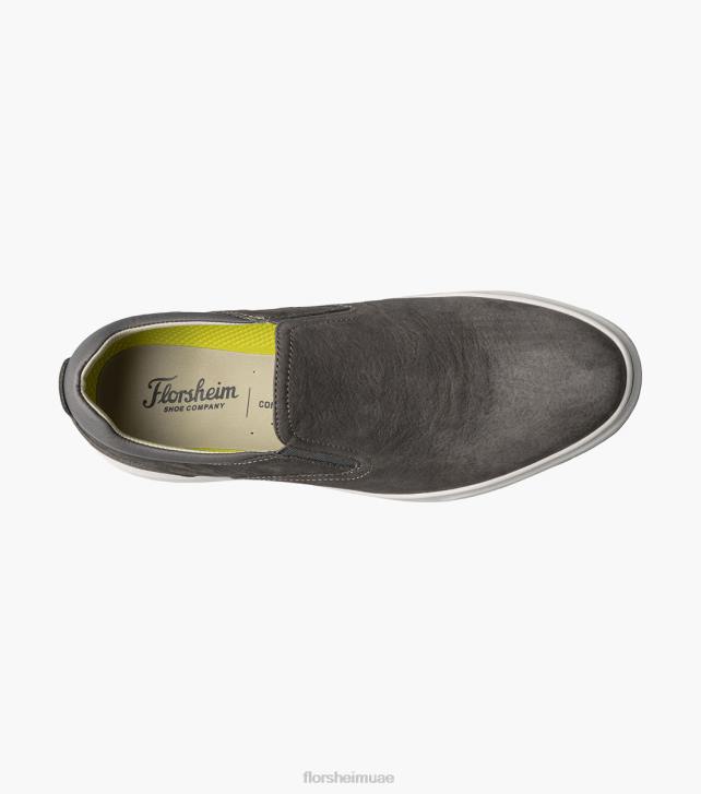 Florsheim رجال حذاء رياضي عادي سهل الارتداء 6B6H300 رمادي الأحذية