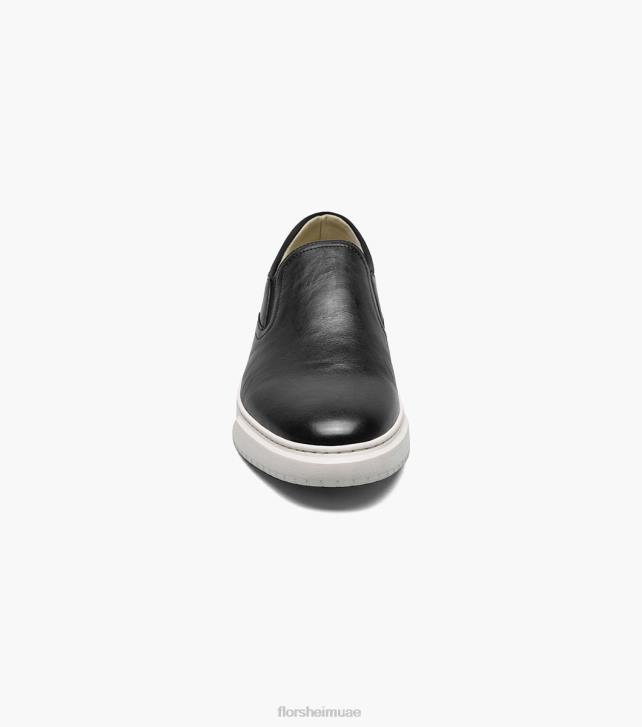 Florsheim رجال حذاء رياضي عادي سهل الارتداء 6B6H301 أسود الأحذية