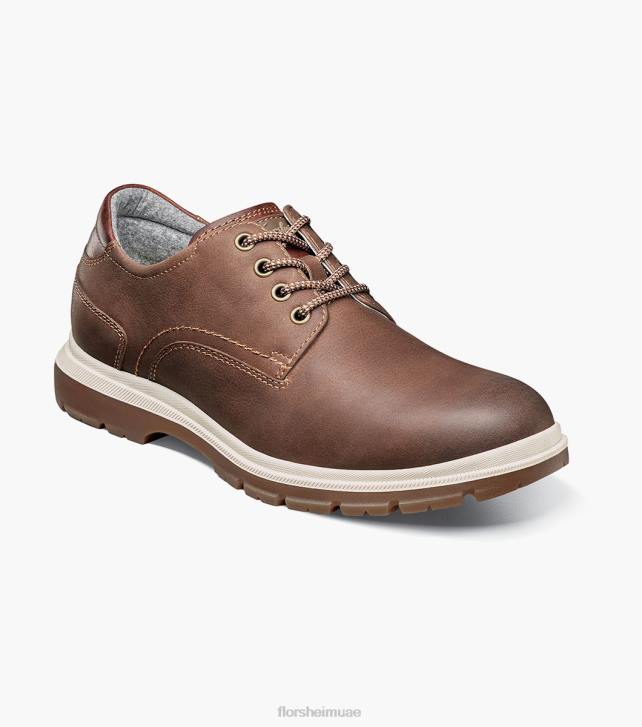 Florsheim رجال بالمرصاد سهل اصبع القدم أكسفورد 6B6H303 الفصل البني الأحذية