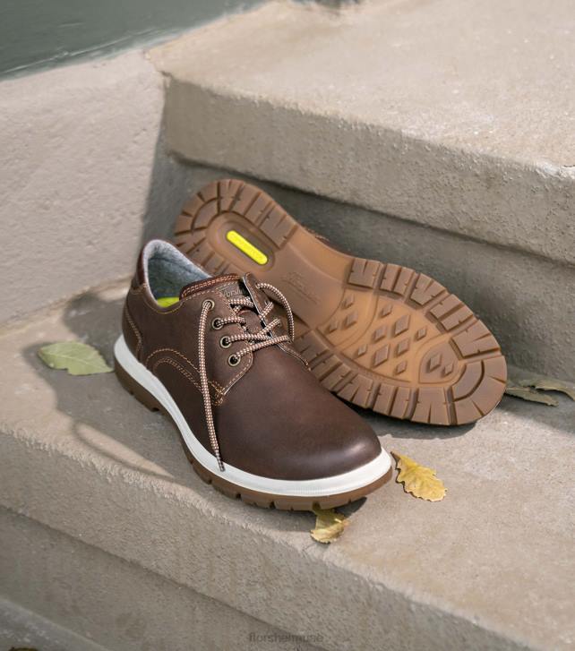 Florsheim رجال بالمرصاد سهل اصبع القدم أكسفورد 6B6H303 الفصل البني الأحذية