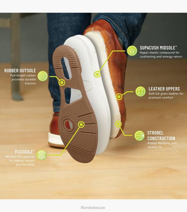 Florsheim رجال حذاء رياضي من الدانتيل إلى إصبع القدم 6B6H331 كونياك الأحذية