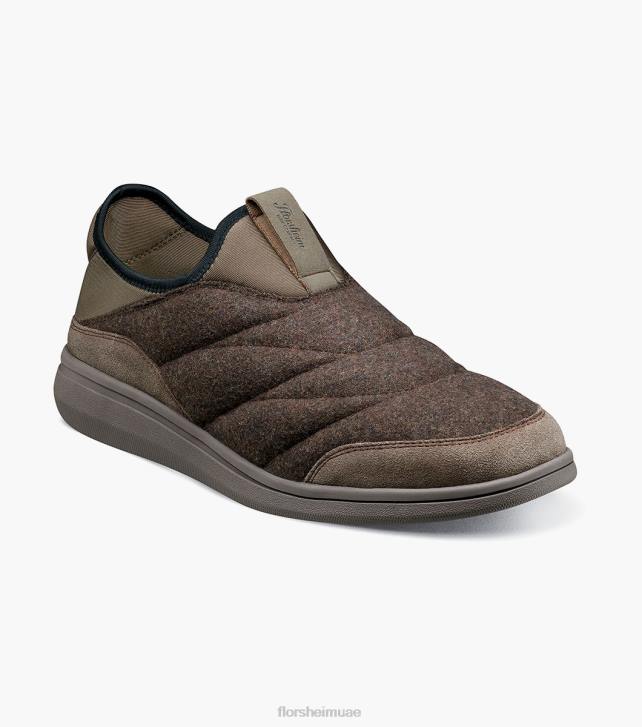 Florsheim رجال اصبع القدم من الصوف الجاف سهل الارتداء 6B6H341 بني الأحذية