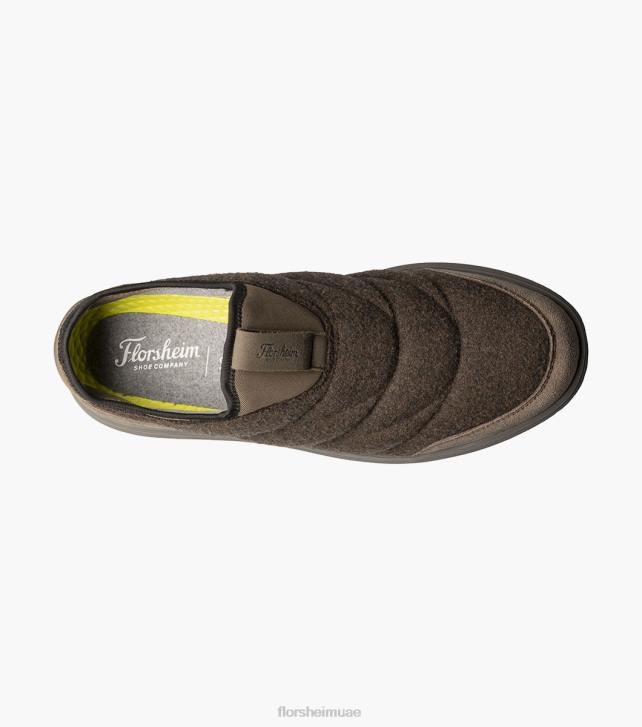 Florsheim رجال اصبع القدم من الصوف الجاف سهل الارتداء 6B6H341 بني الأحذية