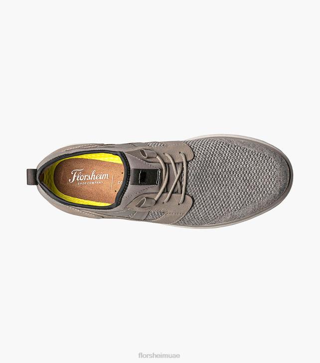 Florsheim رجال حذاء فينشر برباط من الأمام 6B6H349 رمادي الأحذية