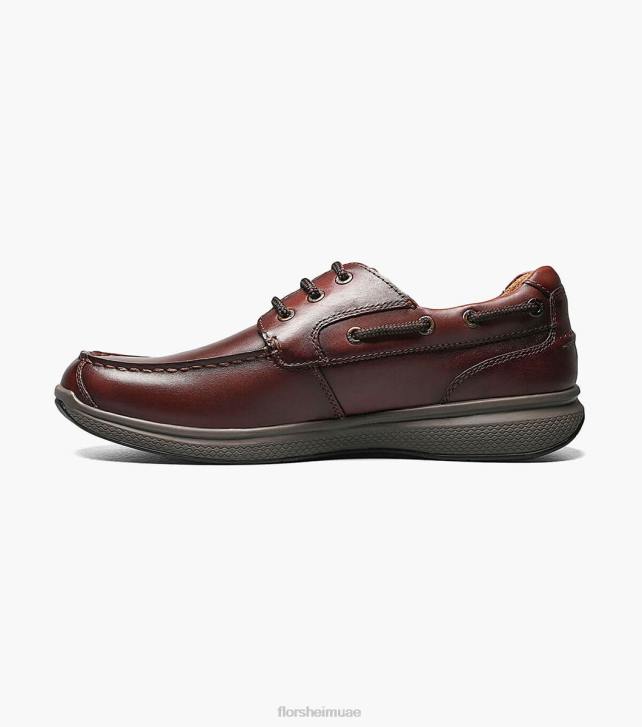 Florsheim رجال البحيرات العظمى موك تو أكسفورد 6B6H355 بني الأحذية
