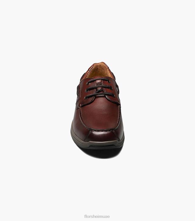 Florsheim رجال البحيرات العظمى موك تو أكسفورد 6B6H355 بني الأحذية