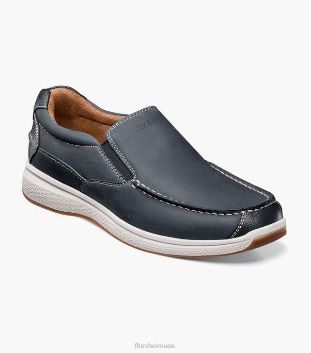 Florsheim رجال زلة اصبع القدم على البحيرات العظمى 6B6H357 النيلي الأحذية