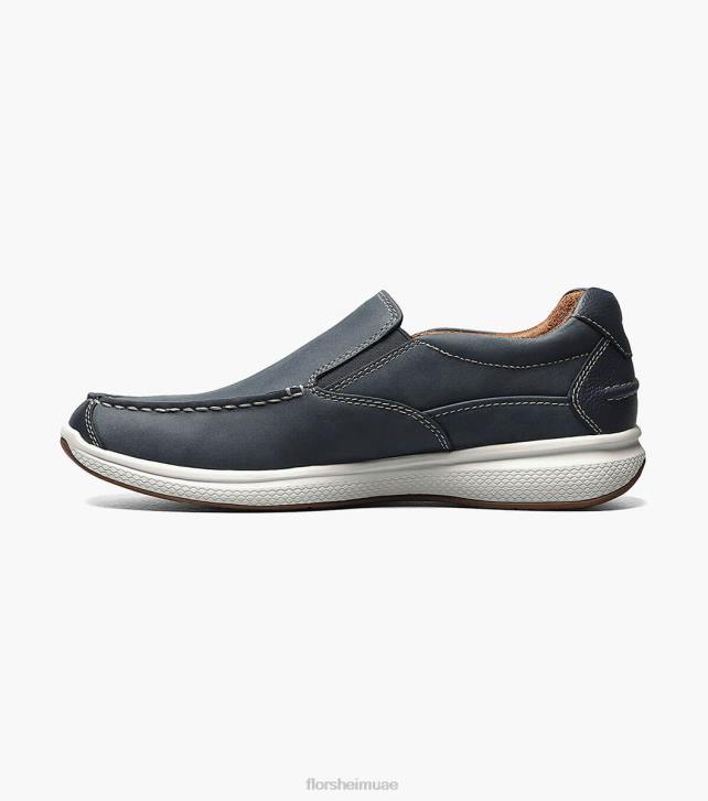 Florsheim رجال زلة اصبع القدم على البحيرات العظمى 6B6H357 النيلي الأحذية