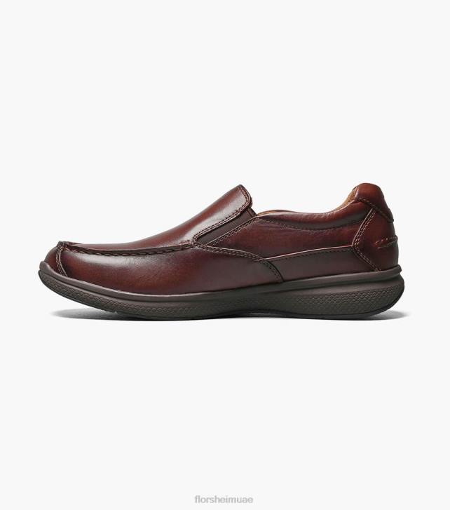 Florsheim رجال زلة اصبع القدم على البحيرات العظمى 6B6H358 بني الأحذية