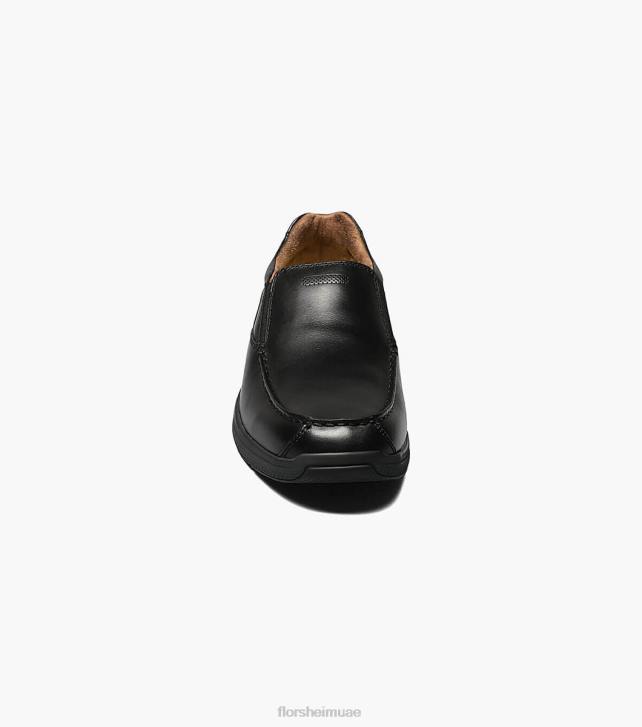 Florsheim رجال زلة اصبع القدم على البحيرات العظمى 6B6H360 أسود الأحذية