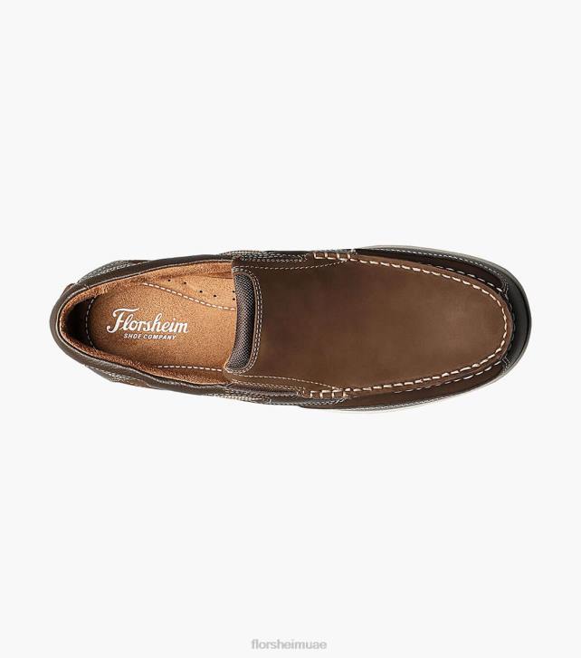 Florsheim رجال زلة على ضفاف البحيرة 6B6H362 بني الأحذية