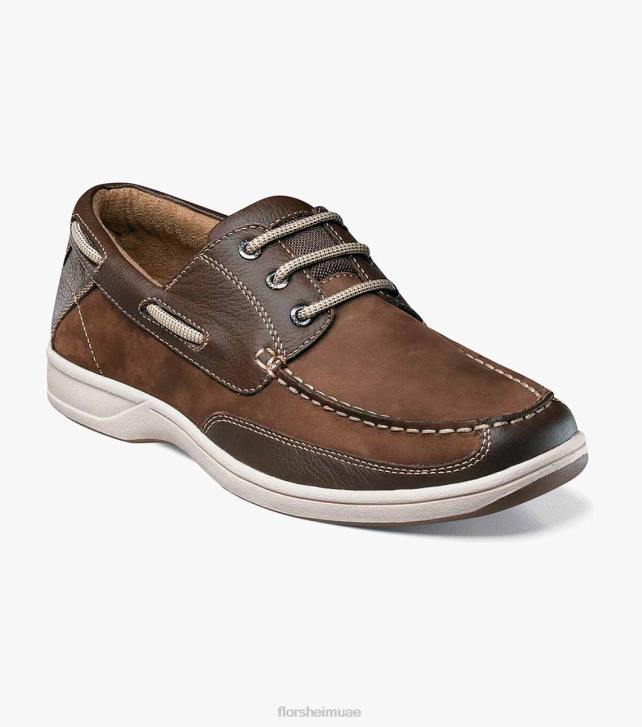 Florsheim رجال ليكسايد موك تو أكسفورد 6B6H366 بني الأحذية