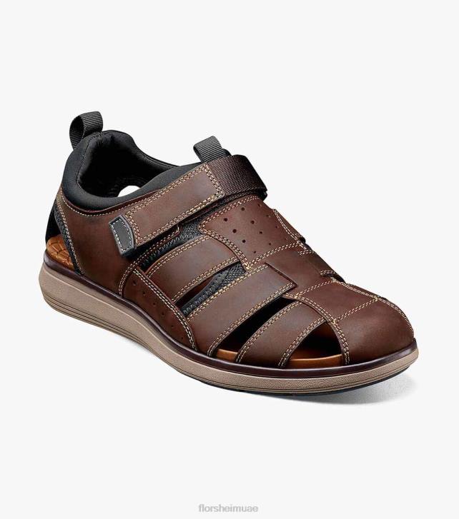 Florsheim رجال صندل فينشر صياد 6B6H376 الفصل البني الأحذية