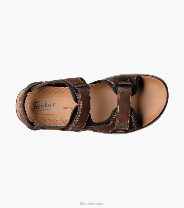 Florsheim رجال فينشر ريفر صندل 6B6H379 الفصل البني الأحذية