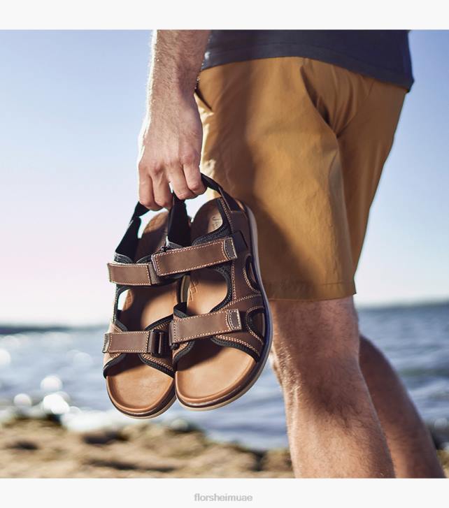 Florsheim رجال فينشر ريفر صندل 6B6H379 الفصل البني الأحذية