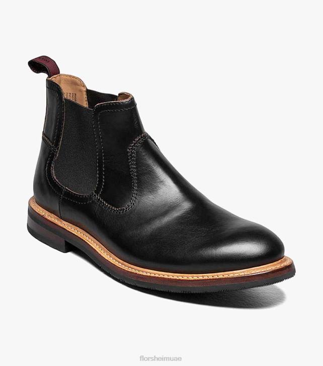 Florsheim رجال مسبك عادي اصبع القدم جور التمهيد 6B6H393 أسود الأحذية