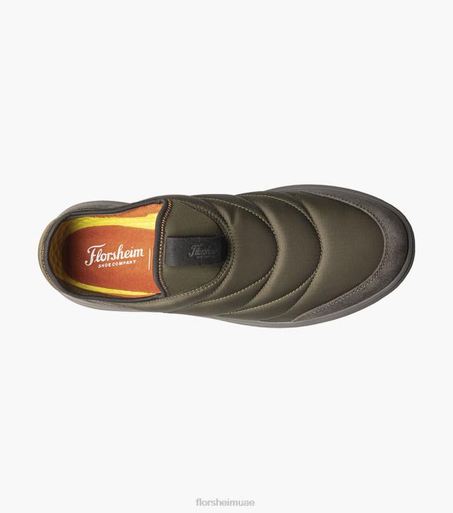 Florsheim رجال نايلون رياضي زلة اصبع القدم 6B6H399 زيتون الأحذية