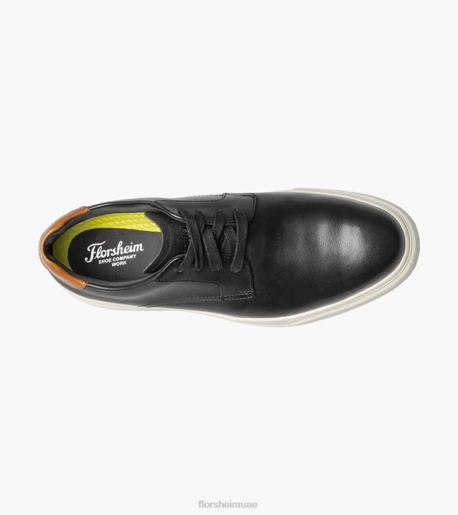 Florsheim رجال رئيس الوزراء العمل الصلب اصبع القدم عادي أكسفورد 6B6H401 أسود الأحذية